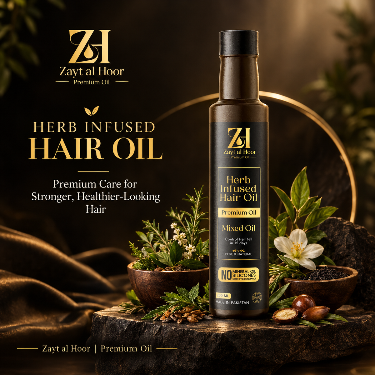 Zaytal Hoor Oil botanical product photograph